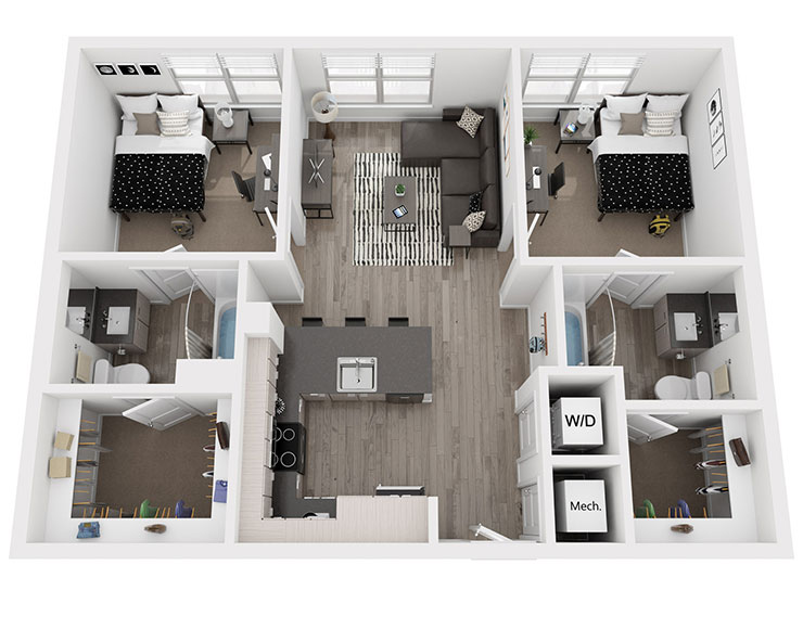 B3 Floor plan
