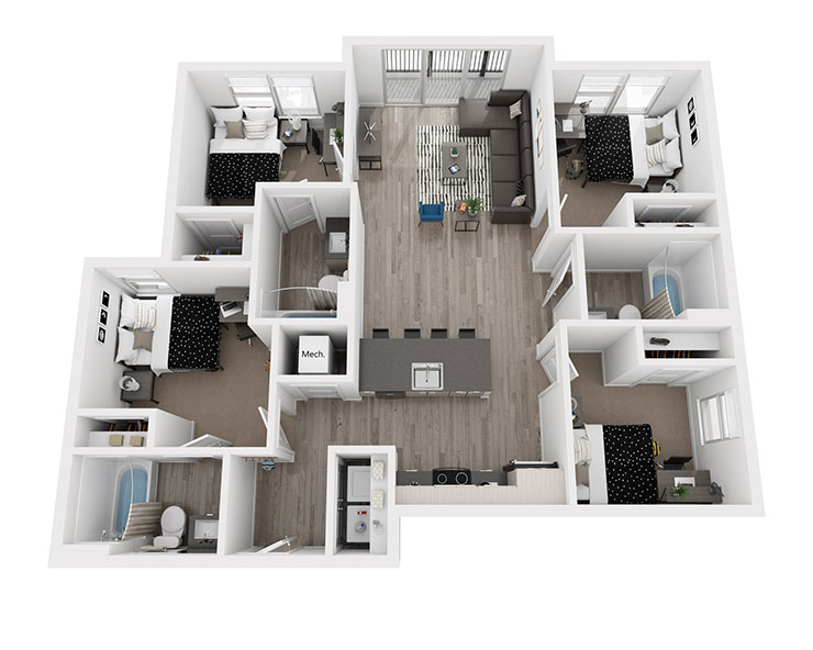 D4 Floor plan